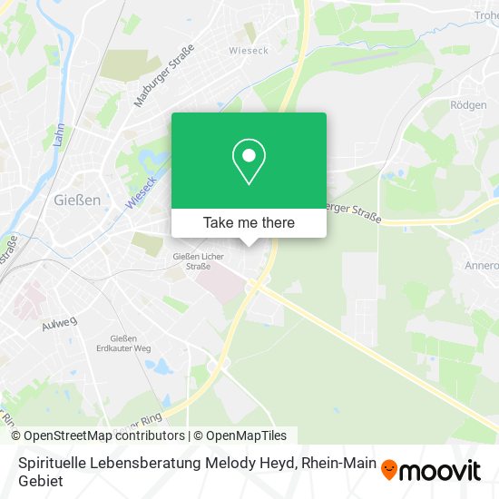 Spirituelle Lebensberatung Melody Heyd map