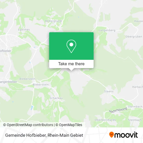 Карта Gemeinde Hofbieber