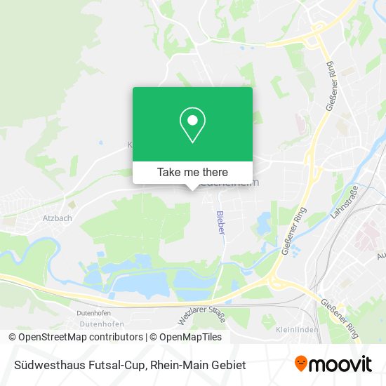 Südwesthaus Futsal-Cup map