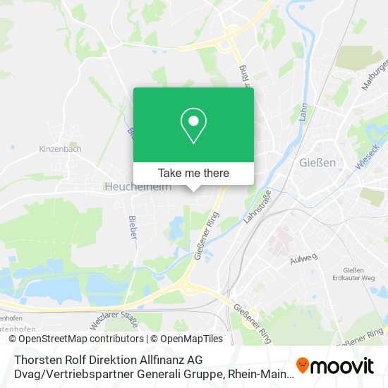 Thorsten Rolf Direktion Allfinanz AG Dvag / Vertriebspartner Generali Gruppe map