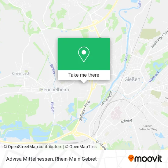 Карта Advisa Mittelhessen