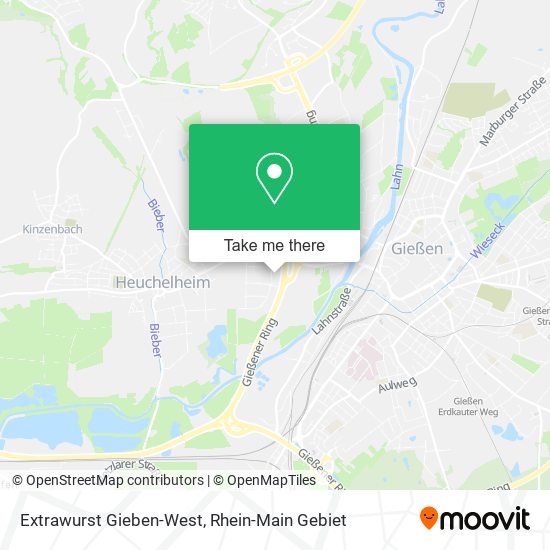 Карта Extrawurst Gieben-West