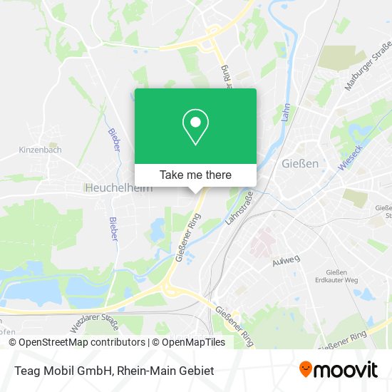 Карта Teag Mobil GmbH
