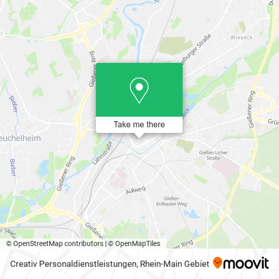 Карта Creativ Personaldienstleistungen