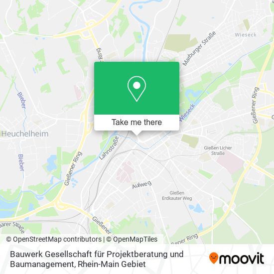 Bauwerk Gesellschaft für Projektberatung und Baumanagement map