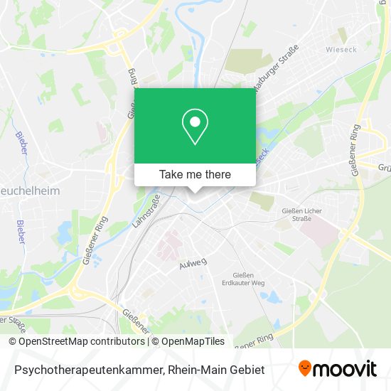 Карта Psychotherapeutenkammer