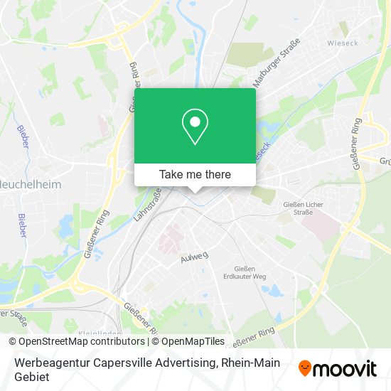 Werbeagentur Capersville Advertising map