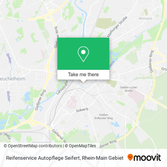 Карта Reifenservice Autopflege Seifert