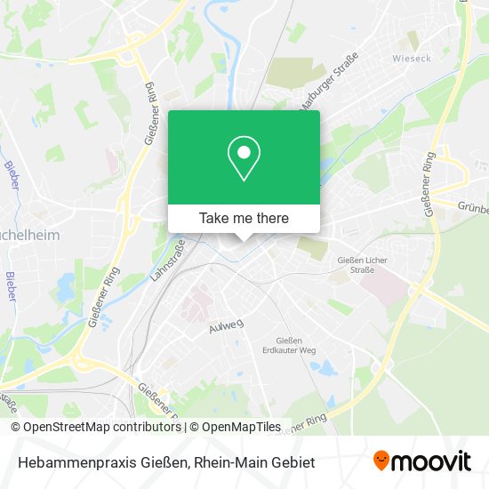 Карта Hebammenpraxis Gießen