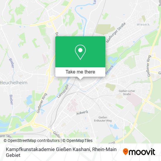 Kampfkunstakademie Gießen Kashani map