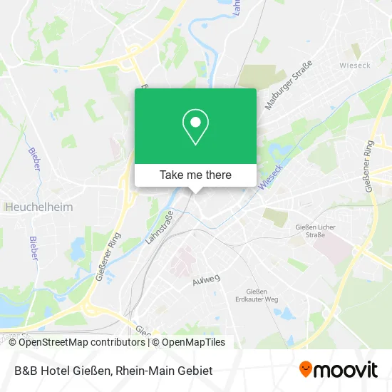 Карта B&B Hotel Gießen