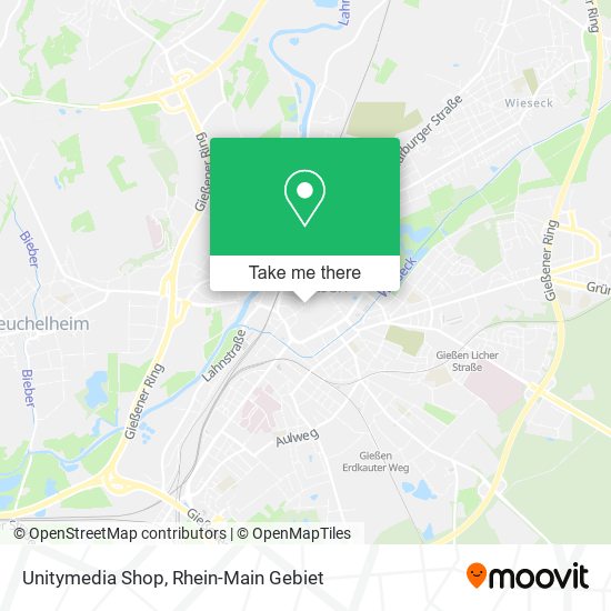 Unitymedia Shop map