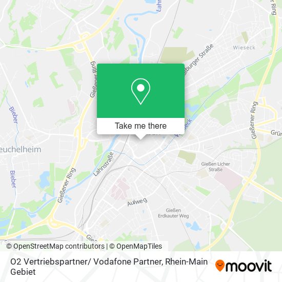 O2 Vertriebspartner/ Vodafone Partner map