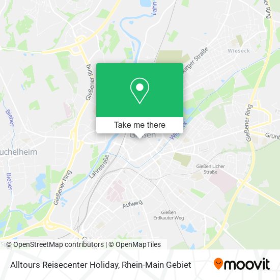 Карта Alltours Reisecenter Holiday