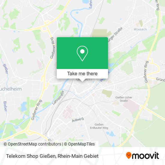 Карта Telekom Shop Gießen