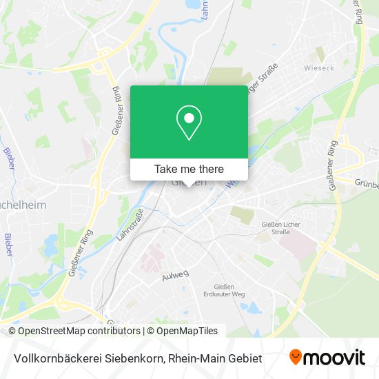 Vollkornbäckerei Siebenkorn map