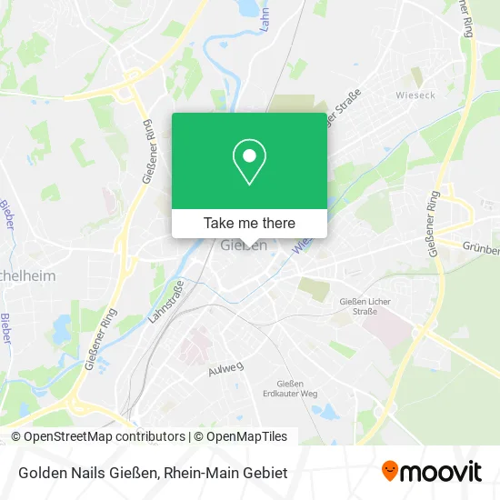 Карта Golden Nails Gießen