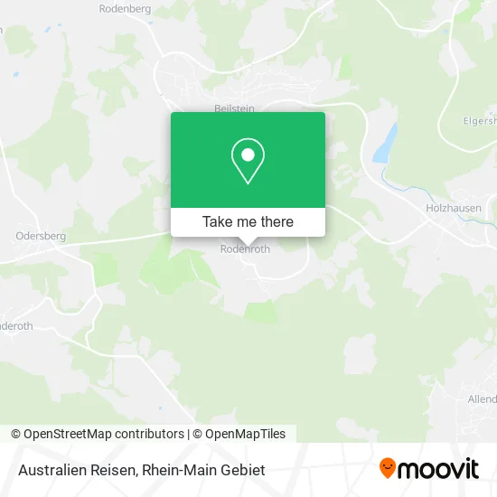Карта Australien Reisen