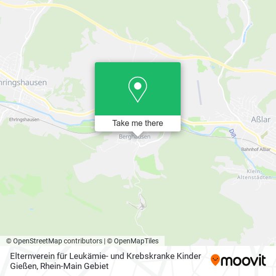 Elternverein für Leukämie- und Krebskranke Kinder Gießen map