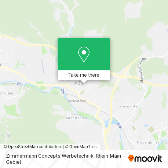 Карта Zimmermann Concepts Werbetechnik