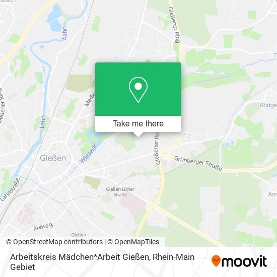 Arbeitskreis Mädchen*Arbeit Gießen map