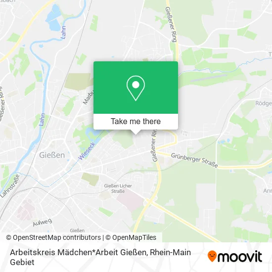Карта Arbeitskreis Mädchen*Arbeit Gießen