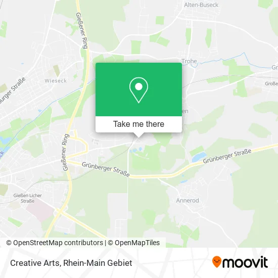 Карта Creative Arts