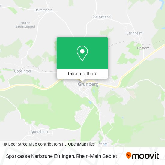 Sparkasse Karlsruhe Ettlingen map