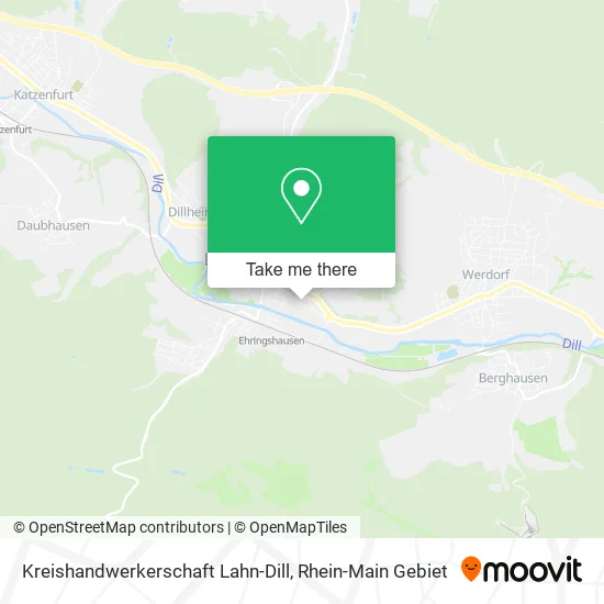 Карта Kreishandwerkerschaft Lahn-Dill