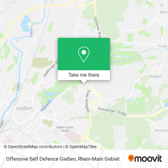 Карта Offensive Self Defence Gießen