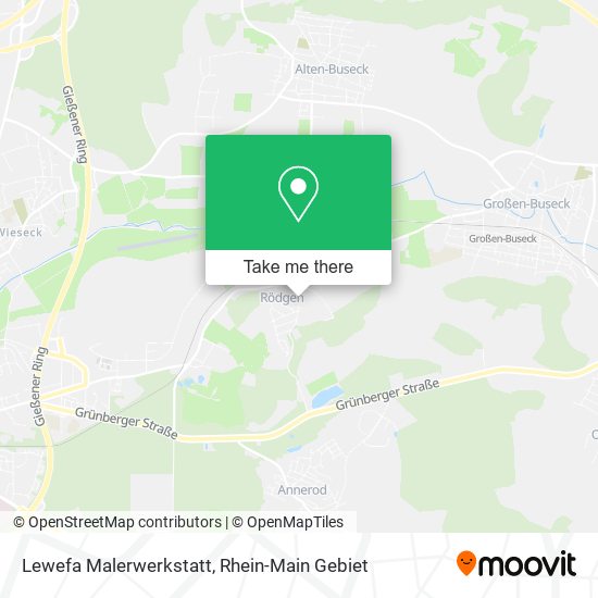 Lewefa Malerwerkstatt map