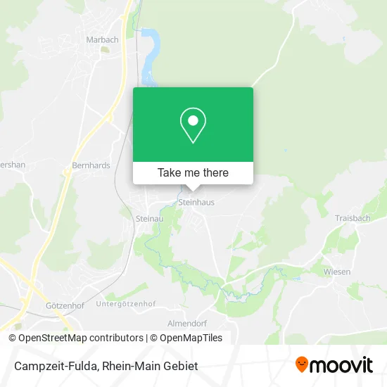 Карта Campzeit-Fulda