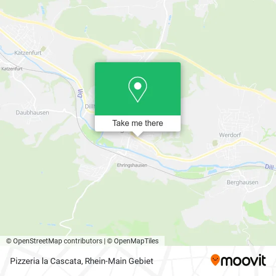 Карта Pizzeria la Cascata