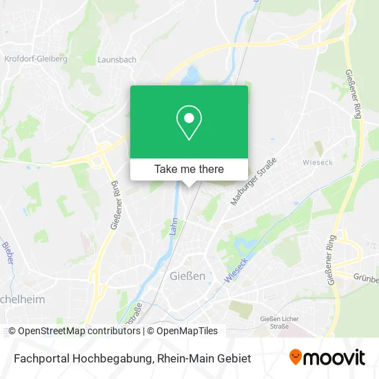 Карта Fachportal Hochbegabung