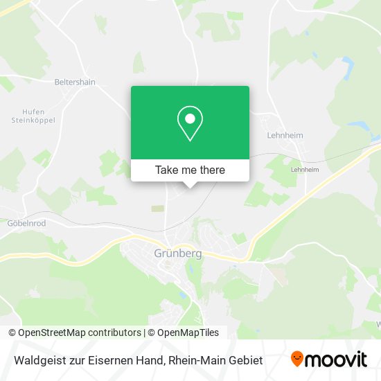 Waldgeist zur Eisernen Hand map