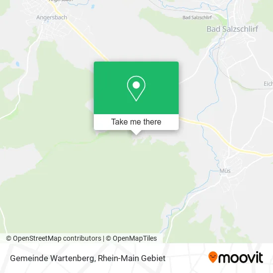 Карта Gemeinde Wartenberg