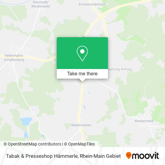 Tabak & Presseshop Hämmerle map
