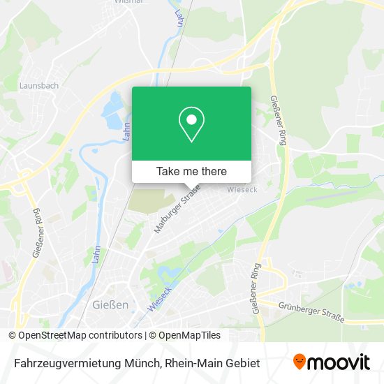 Fahrzeugvermietung Münch map