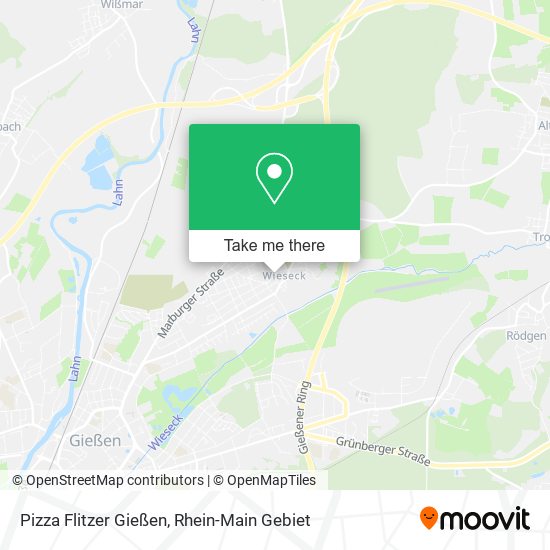 Pizza Flitzer Gießen map