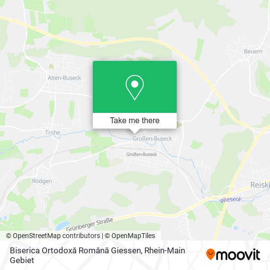 Biserica Ortodoxă Română Giessen map