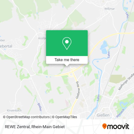 REWE Zentral map