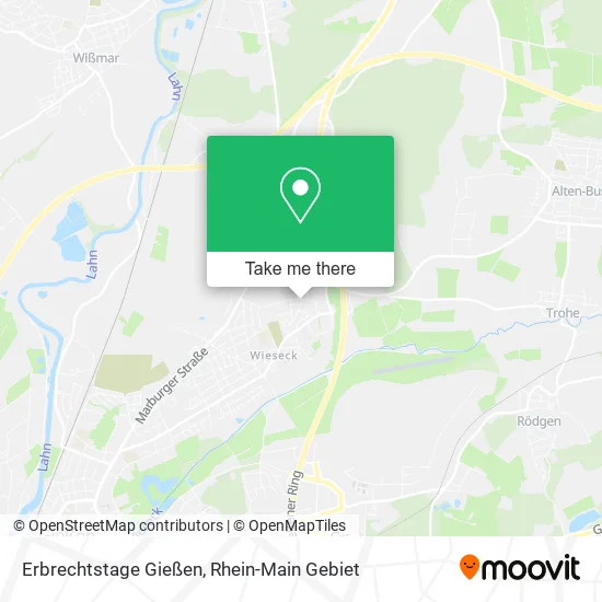 Карта Erbrechtstage Gießen