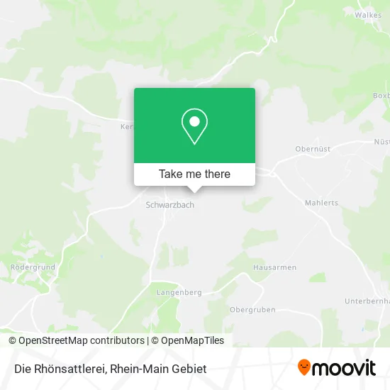 Карта Die Rhönsattlerei