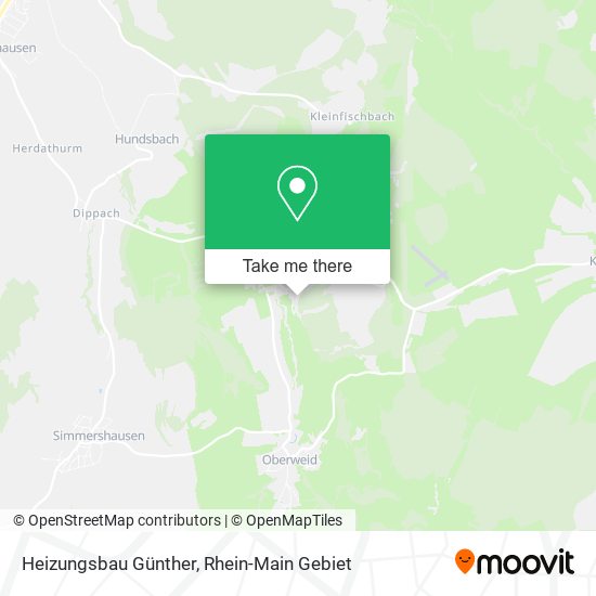 Heizungsbau Günther map