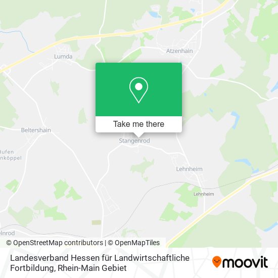 Landesverband Hessen für Landwirtschaftliche Fortbildung map