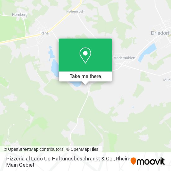 Pizzeria al Lago Ug Haftungsbeschränkt & Co. map