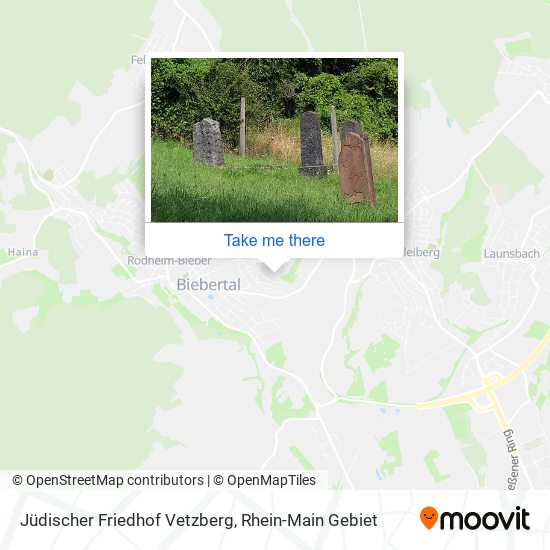 Jüdischer Friedhof Vetzberg map