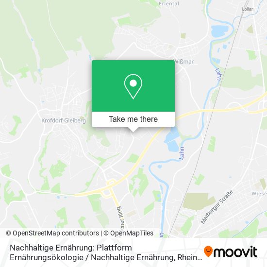 Nachhaltige Ernährung: Plattform Ernährungsökologie / Nachhaltige Ernährung map