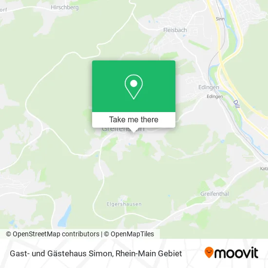 Карта Gast- und Gästehaus Simon