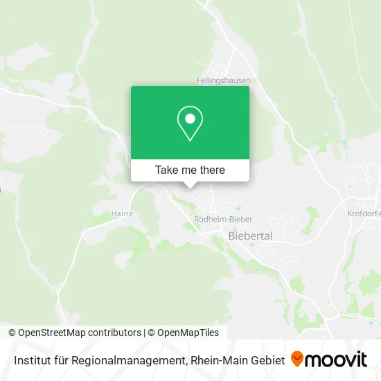 Карта Institut für Regionalmanagement